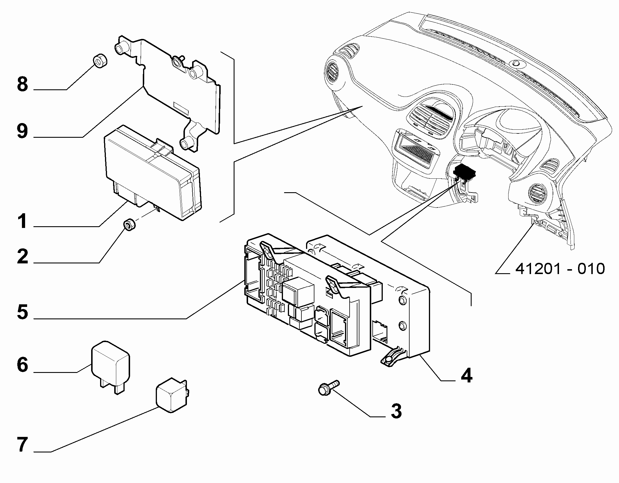 55502-010 MAIN SHUNT AND BODY COMPUTER
