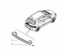 70004-040 REAR CRASH BOX