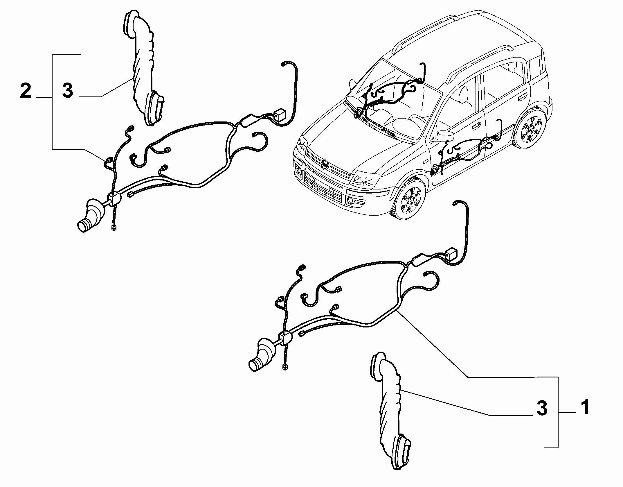 55526-010 FRONT DOOR HARNESS