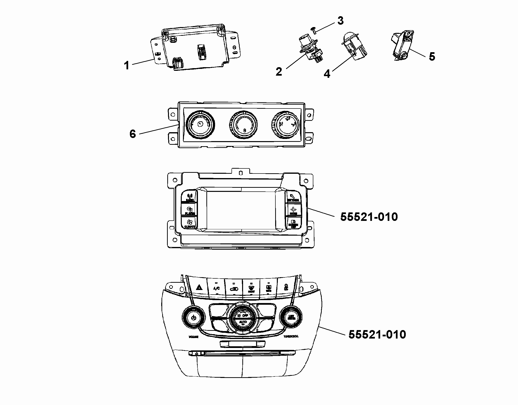 50101-020 HEATER/AIR CON