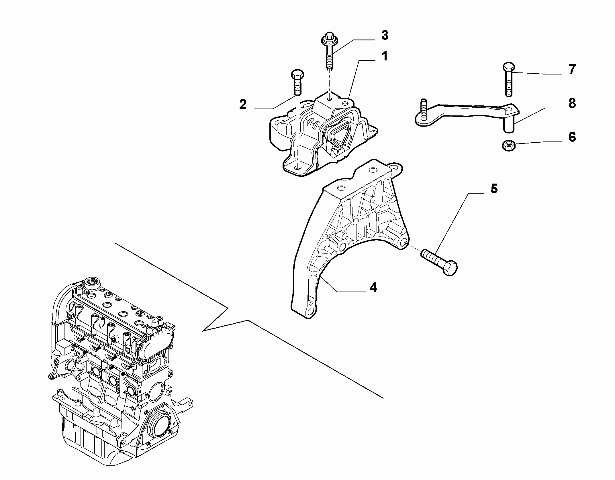 10002-020 GEARBOX INLET SCREW ANCHOR SUSPENSION