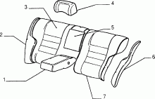 70615/03 REAR SEAT LINING