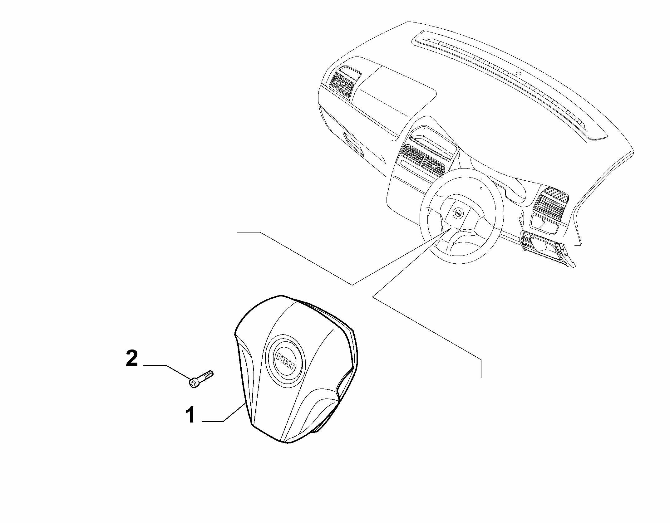 55508-010 DRIVERS AIRBAG