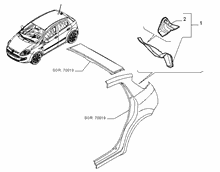 70020-020 SEAT HANDLE LIGHT