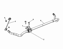 44301-030 CROSS ARM AND TORSION BAR