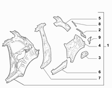 70004-010 REAR SIDE FRAME STRUCTURE