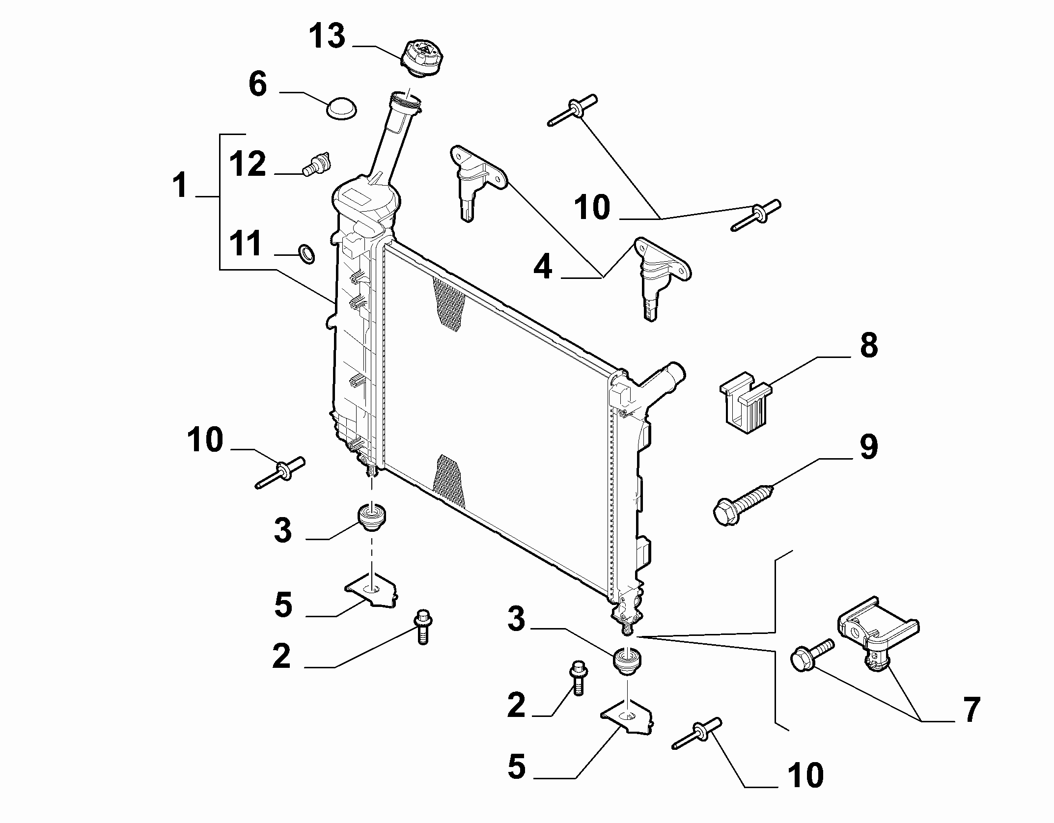 10401-010 RADIATOR