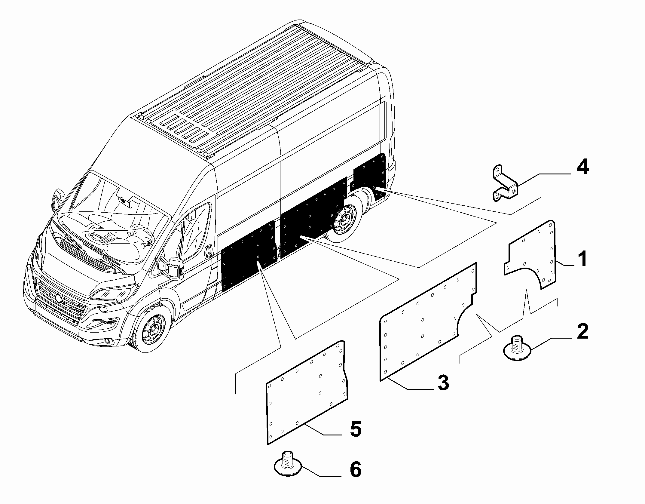 70524-010 REAR SIDE COVERING