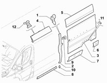 70020-040 OUTER SIDE PANEL FOR COMMERCIAL VEHICLES