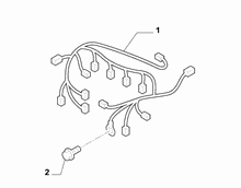 10225-020 INJECTION ECU AND ENGINE HARNESS FASTENERS