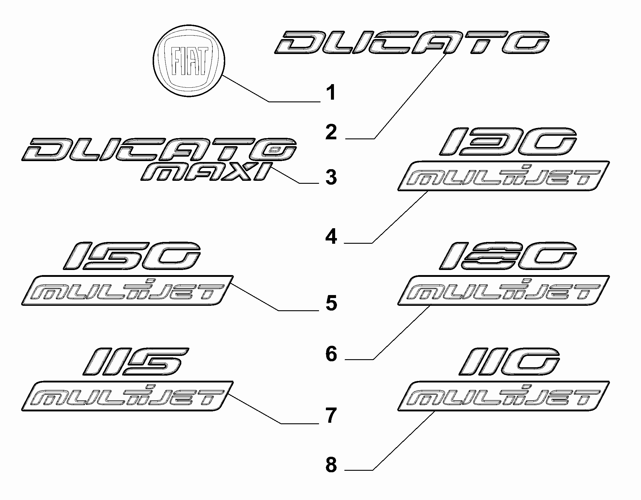 70715-010 ОБОЗНАЧЕНИЯ МОДЕЛИ 