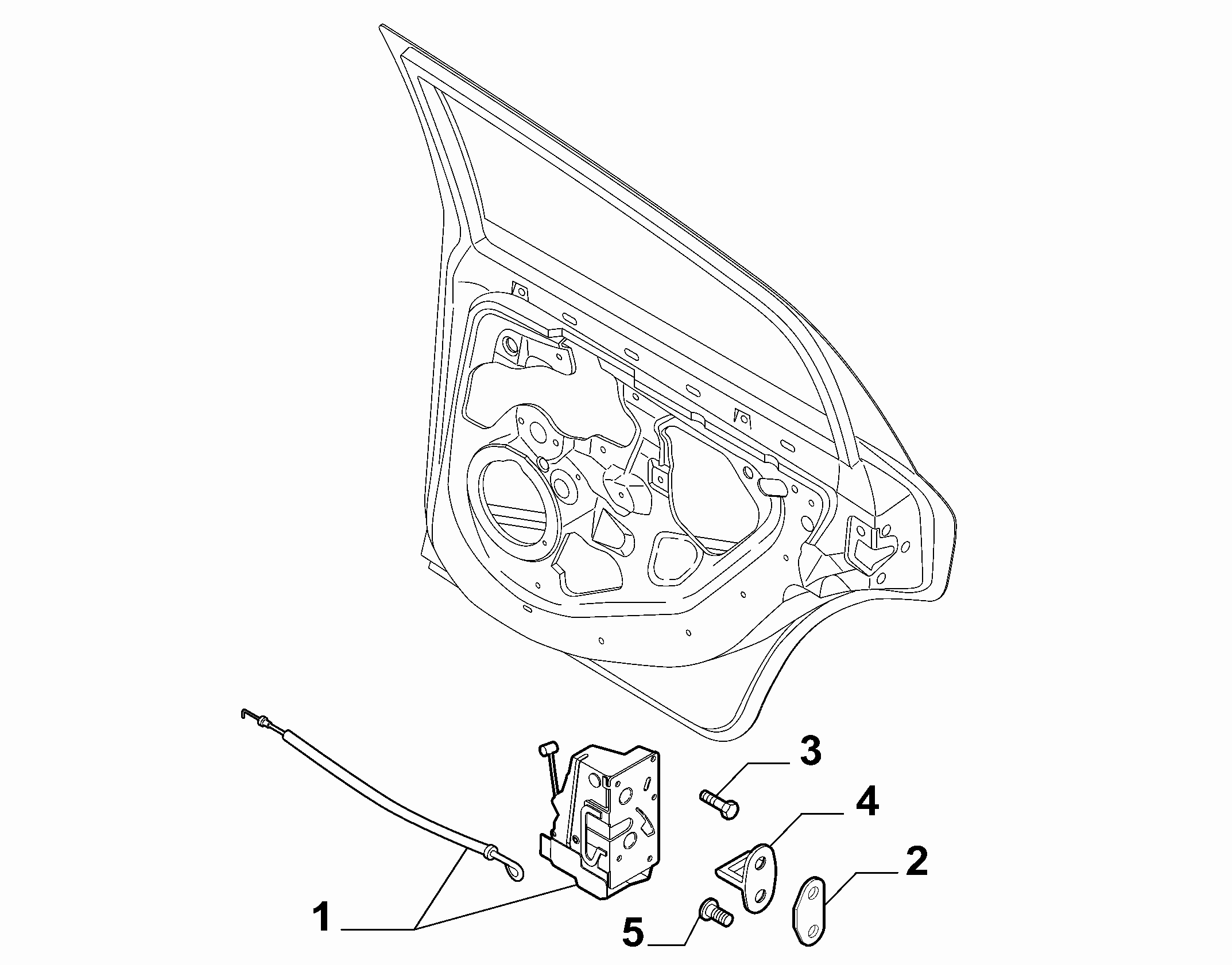70136-050 REAR DOOR LOCK