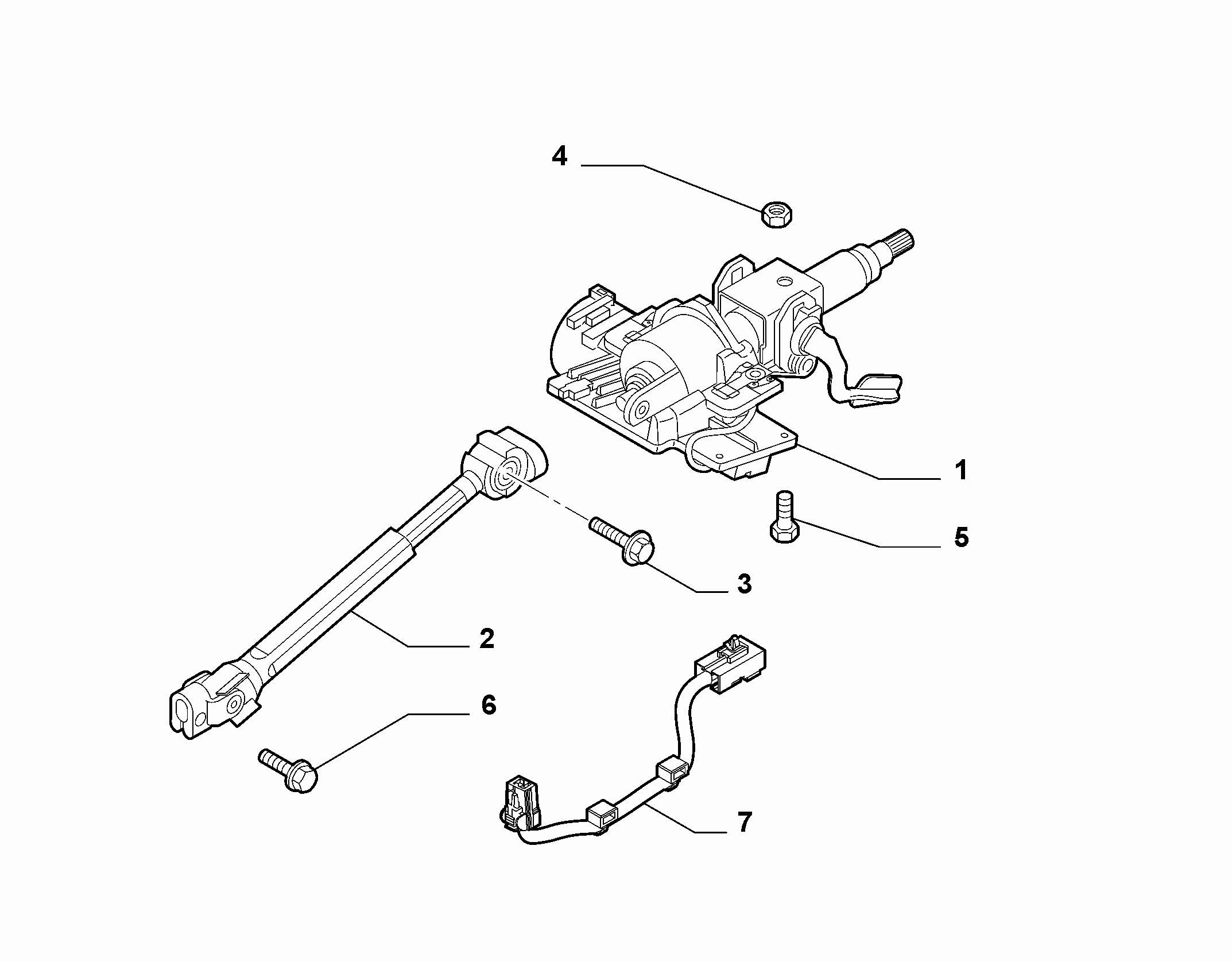 41201-020 POWER STEERING SHAFT
