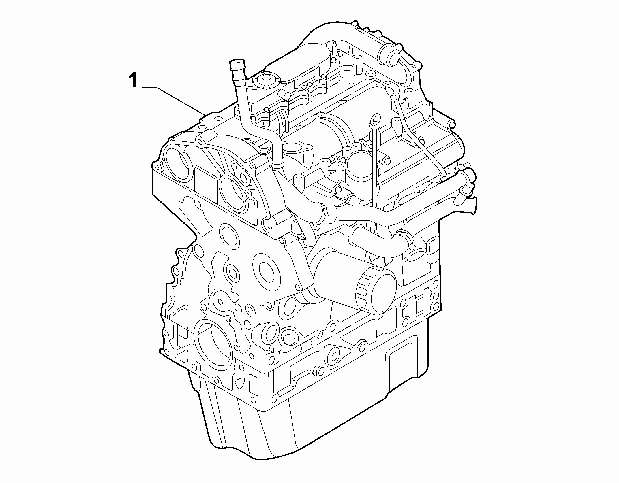 10000-010 SEMI-COMPLETE ENGINE