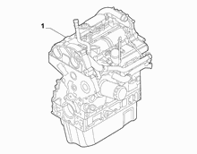 10000-010 SEMI-COMPLETE ENGINE