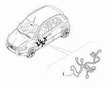 55526-010 FRONT DOOR HARNESS