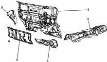 70522-020 PASSENGER COMPARTMENT INSULATION AND PADDING