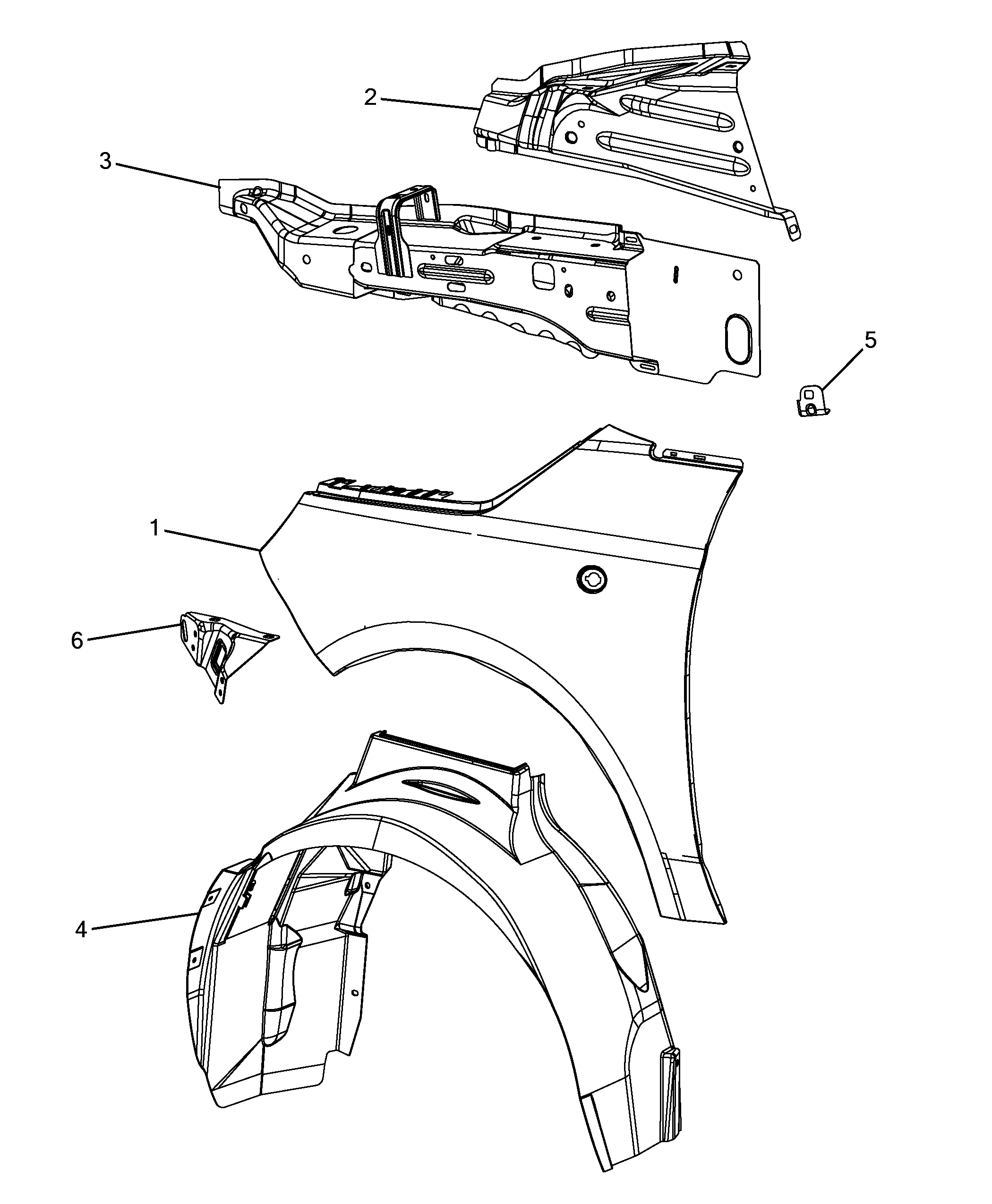 70018-010 FRONT MUDGUARD