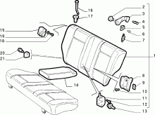 70613/01 REAR SEAT