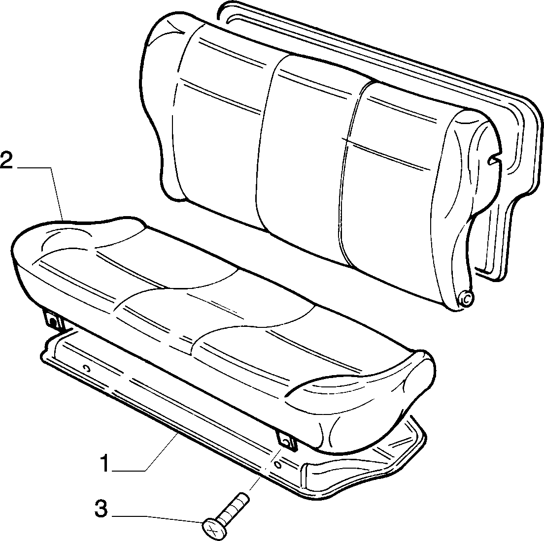 70613/04 REAR SEAT