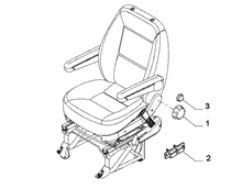 70601-030 FRONT SEAT ADJUSTMENT DEVICES