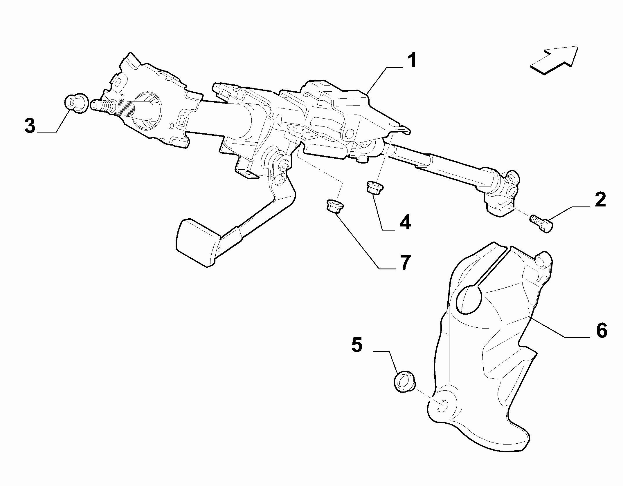 41201-020 POWER STEERING SHAFT
