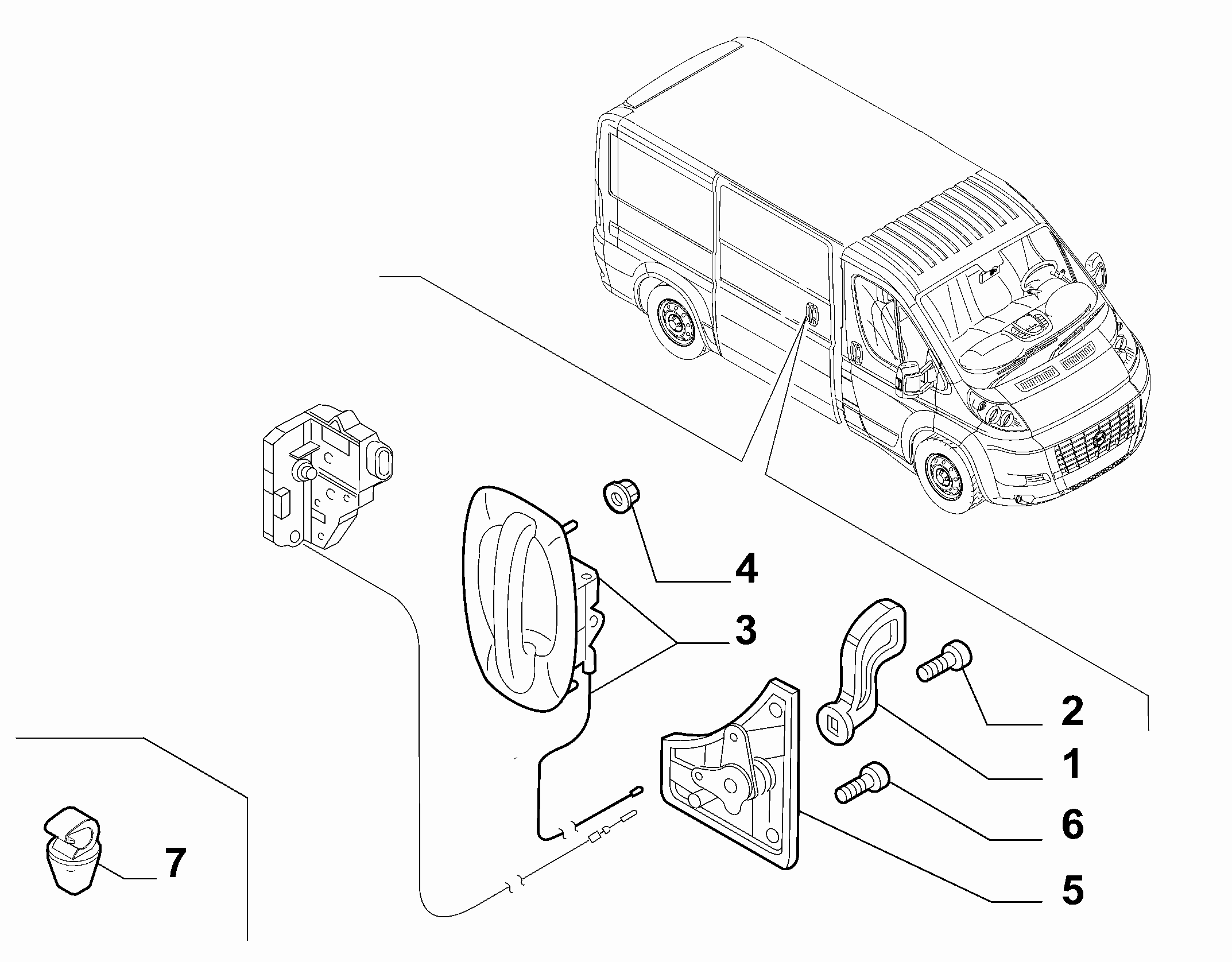 70143-060 SLIDING DOOR HANDLE
