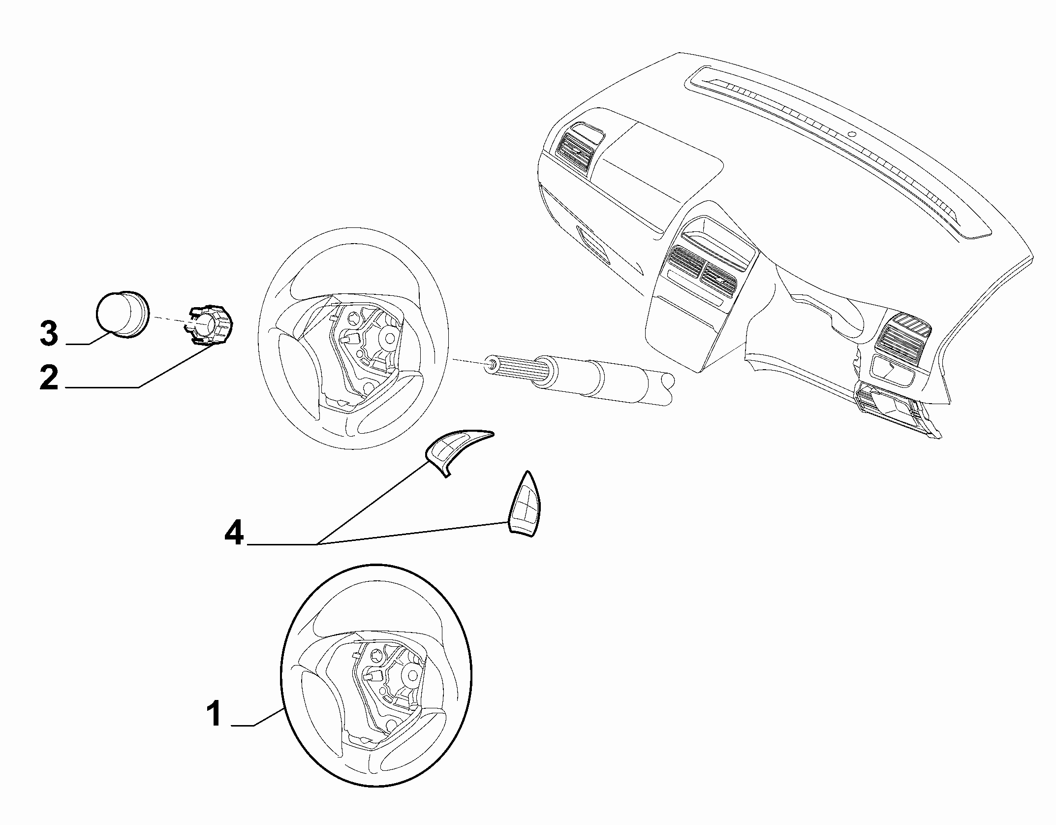41201-010 STEERING WHEEL