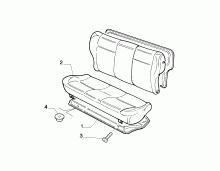 70613/00 REAR SEAT 