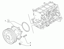 10402-010 WATER PUMP AND GASKETS