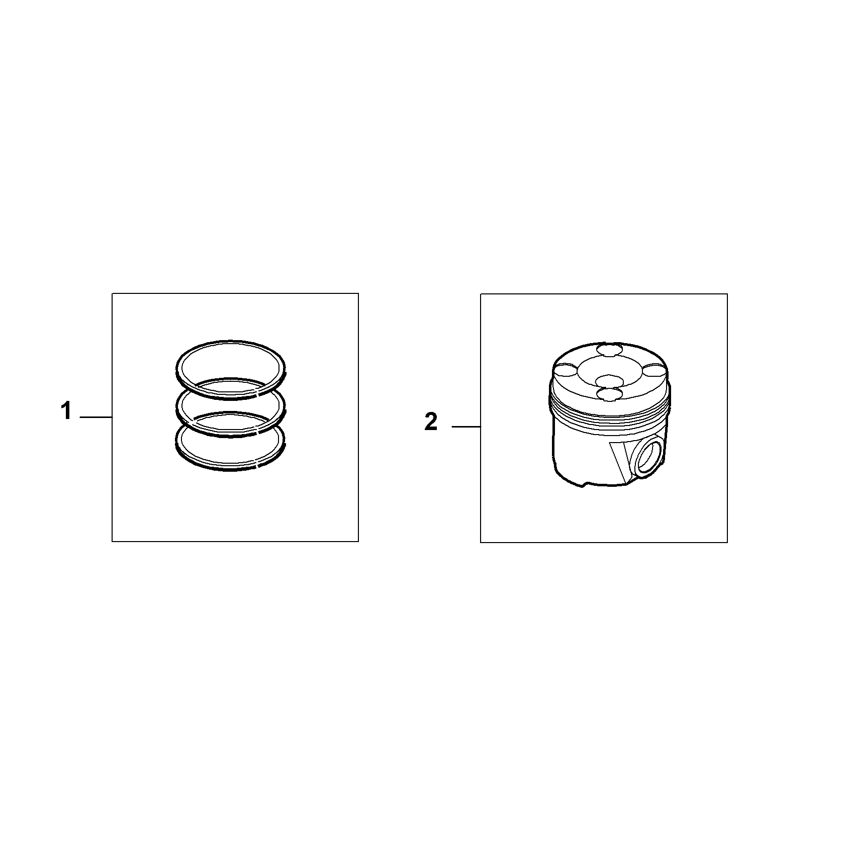 10105-020 PISTONS AND RINGS