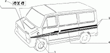 70712/00 НАРУЖНЫЕ НАКЛАДКИ И УПЛОТНИТЕЛИ 