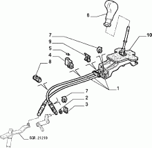 21221/01 НАРУЖНЫЕ ОРГАНЫ УПРАВЛЕНИЯ КПП