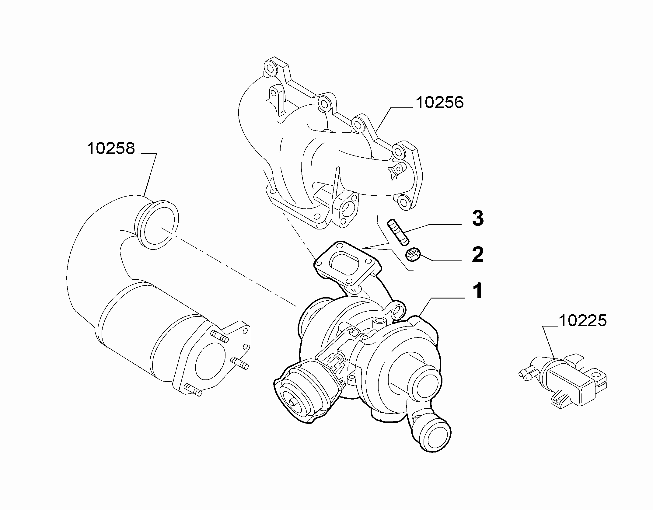 10252-010 TURBOCOMPRESSOR AND PRECATALYSER