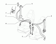 70527-010 FRONT SEAT BELTS