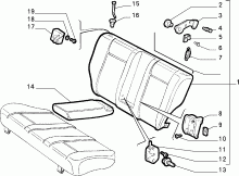 70613/01 REAR SEAT