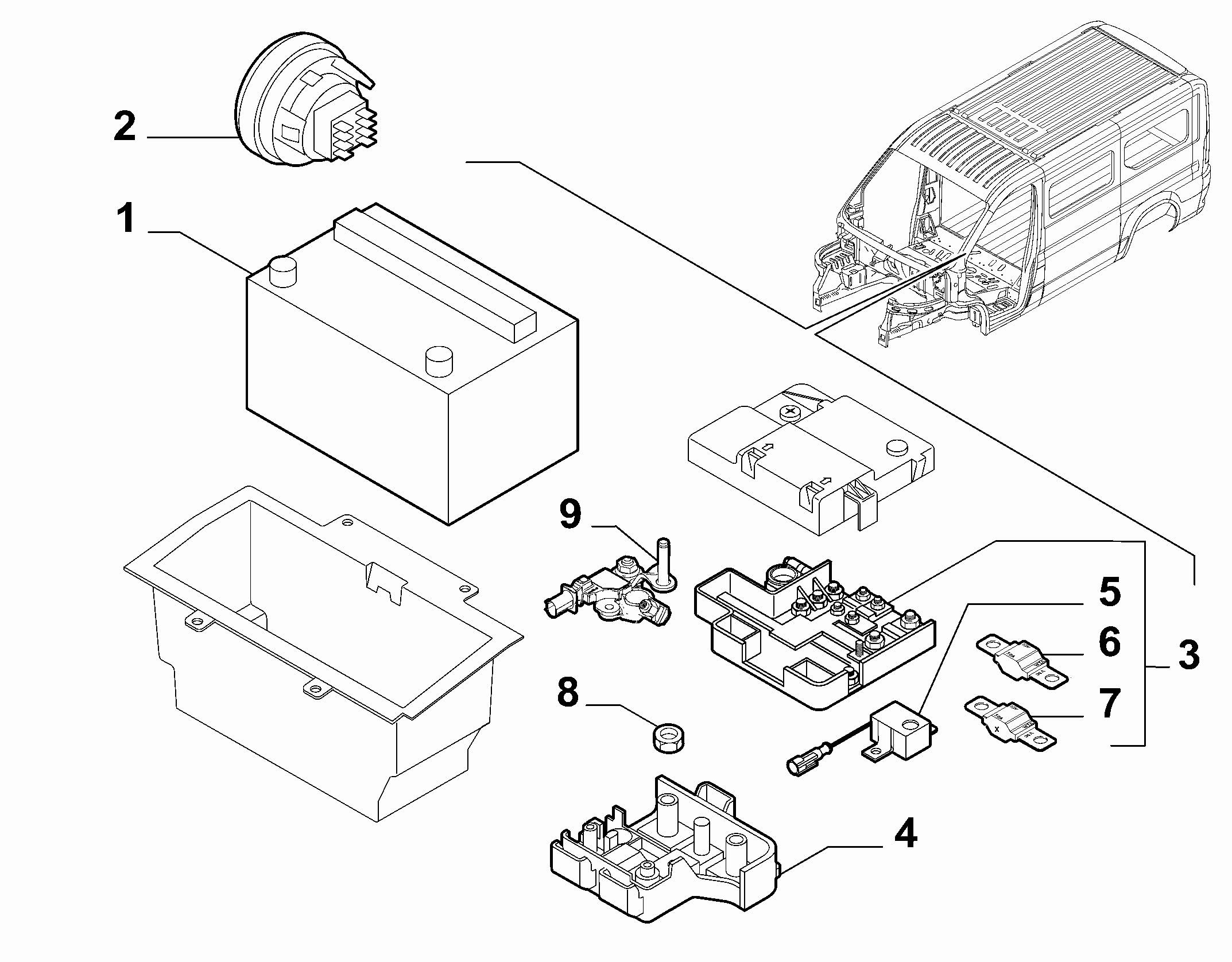 55300-010 BATTERY AND CASE