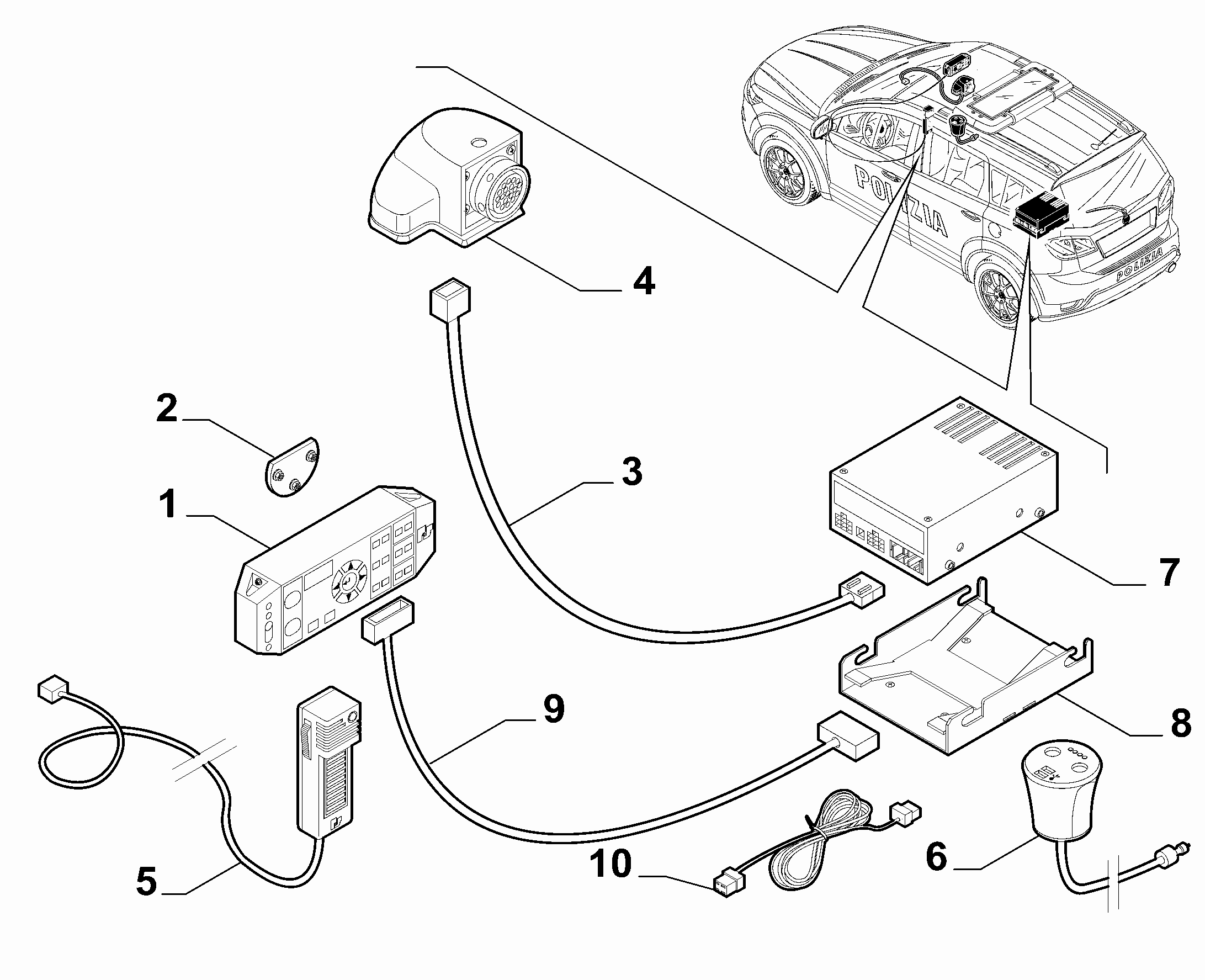 55530-020 WARNING LIGHTS