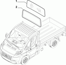 70158/00 ЗАДНЕЕ ОКНО