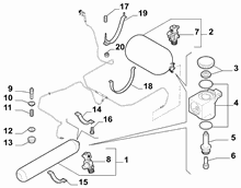 10200-040 GAS CYLINDER
