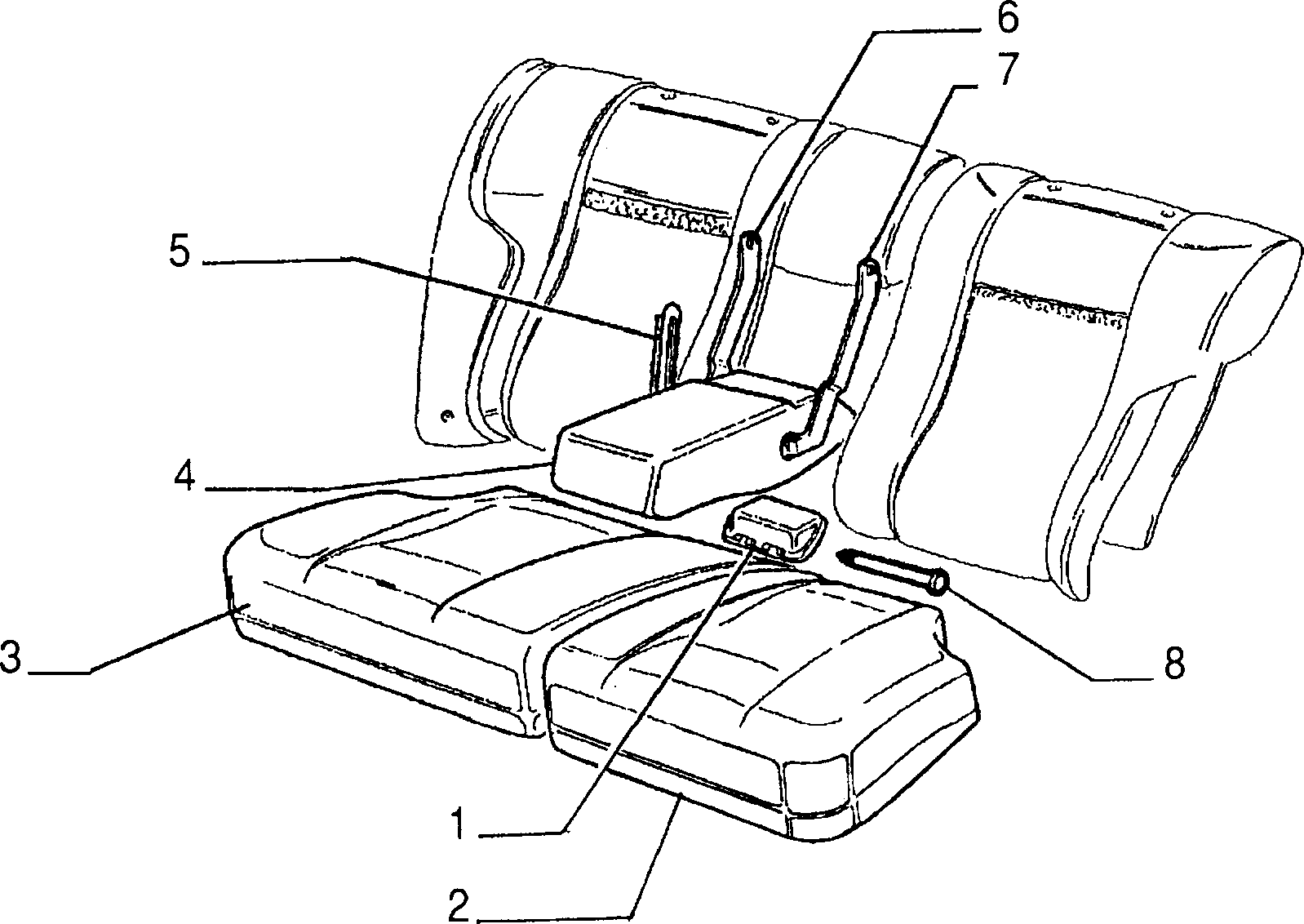 70613/01 REAR SEAT