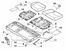 70613/14 REAR SEAT