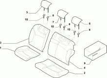 70615/04 REAR SEAT LINING