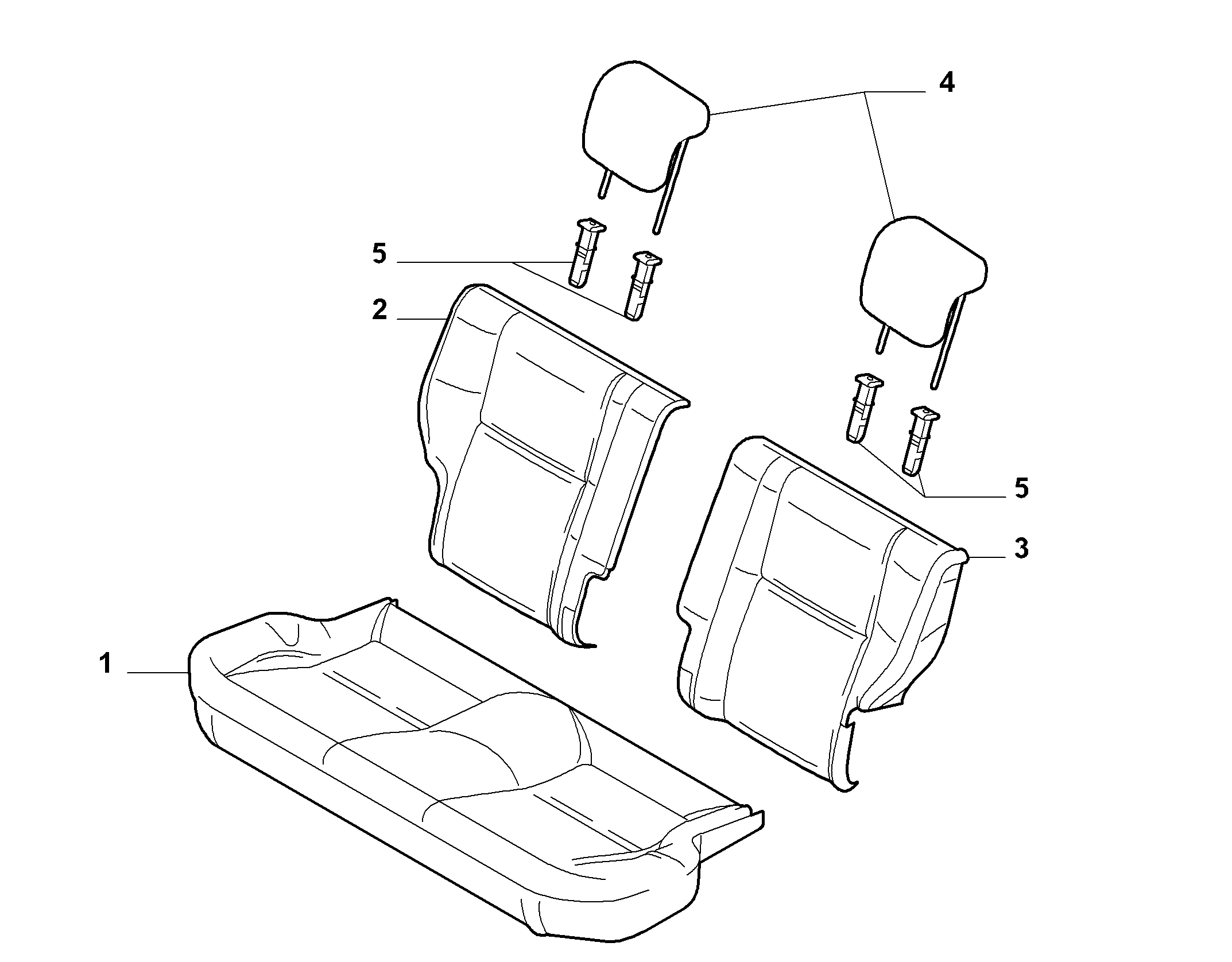 70615/21 REAR SEAT LINING