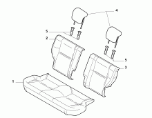 70615/21 REAR SEAT LINING