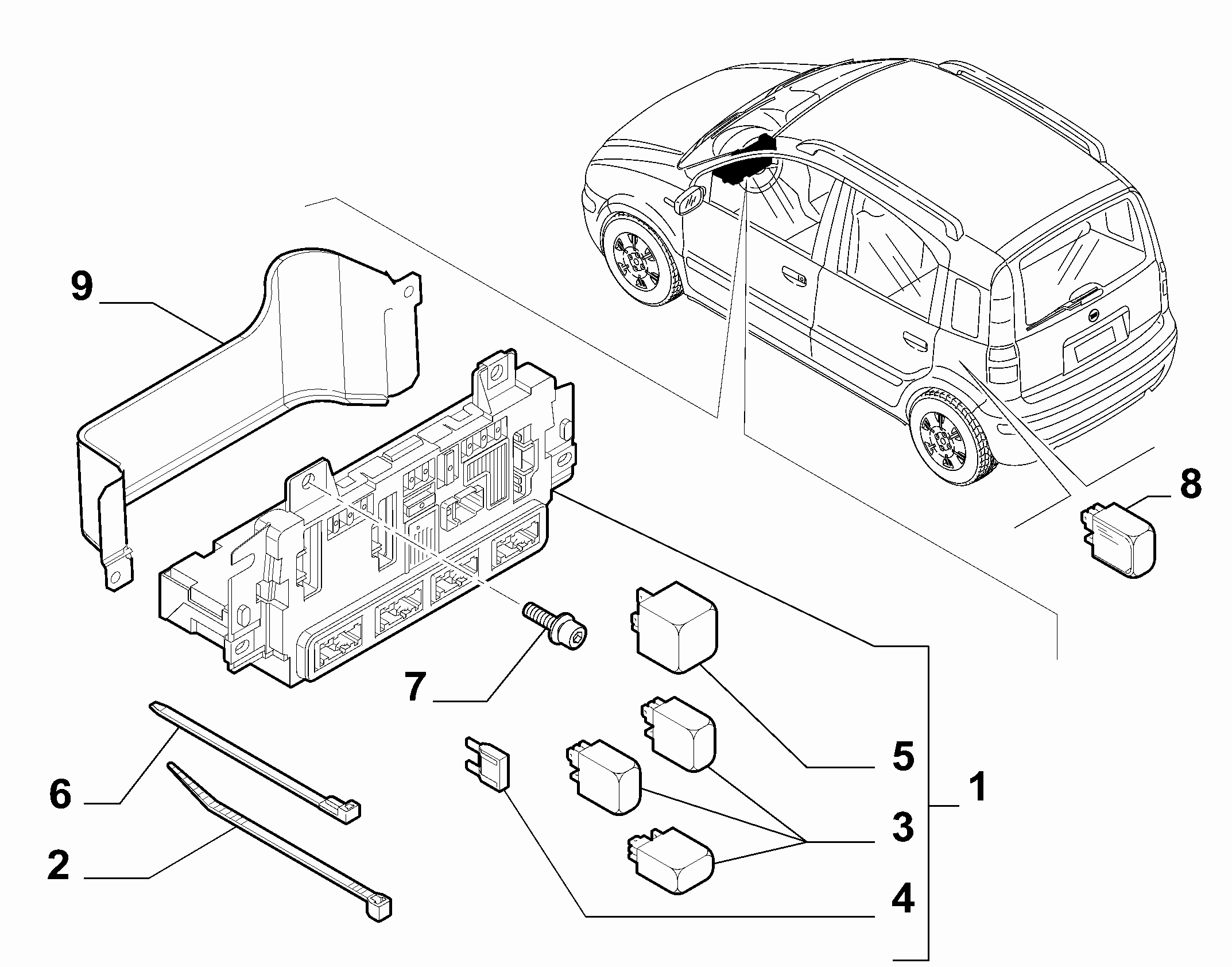 55502-010 MAIN SHUNT AND BODY COMPUTER