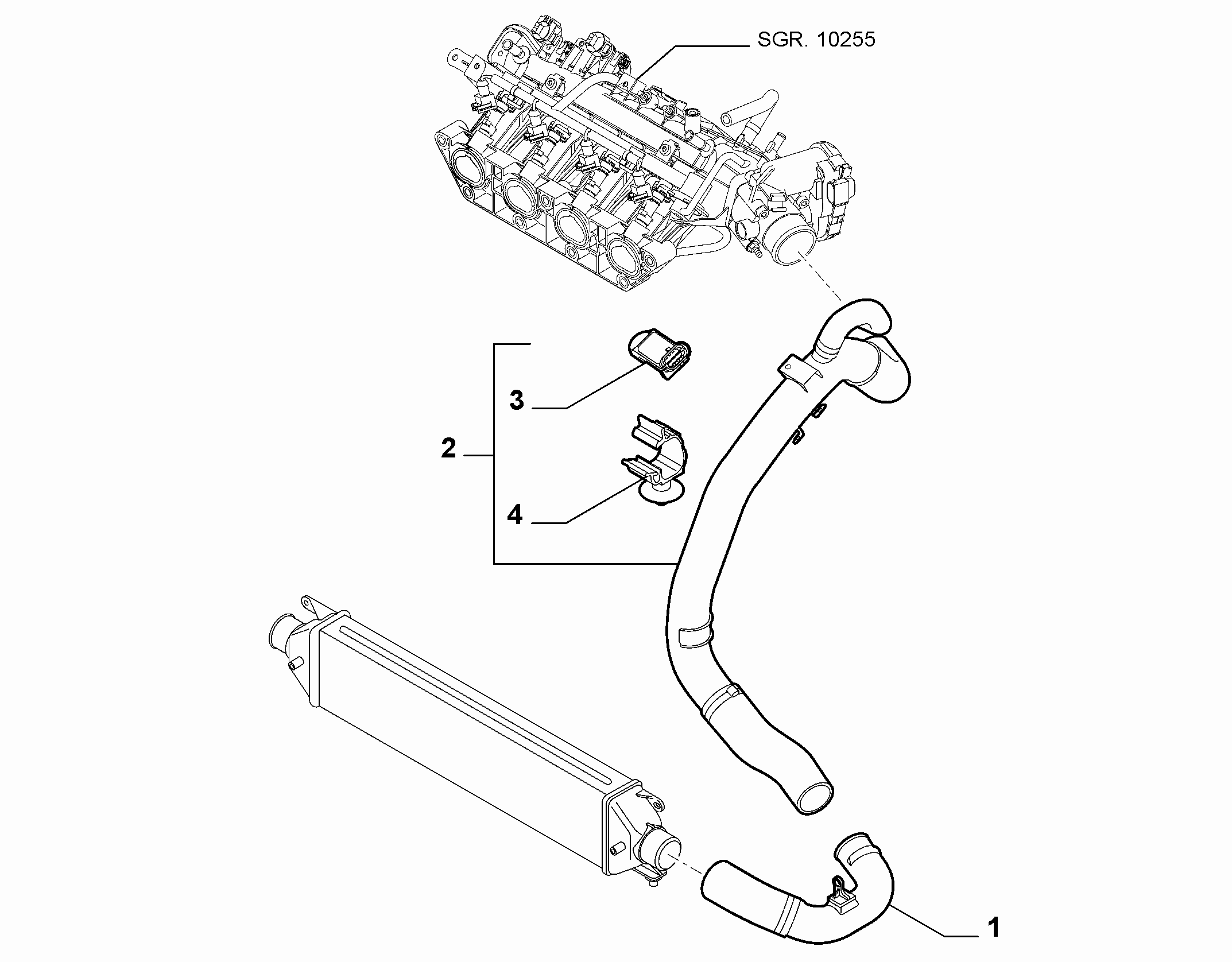 10247-020 COOLER PIPING SUCTION DUCT