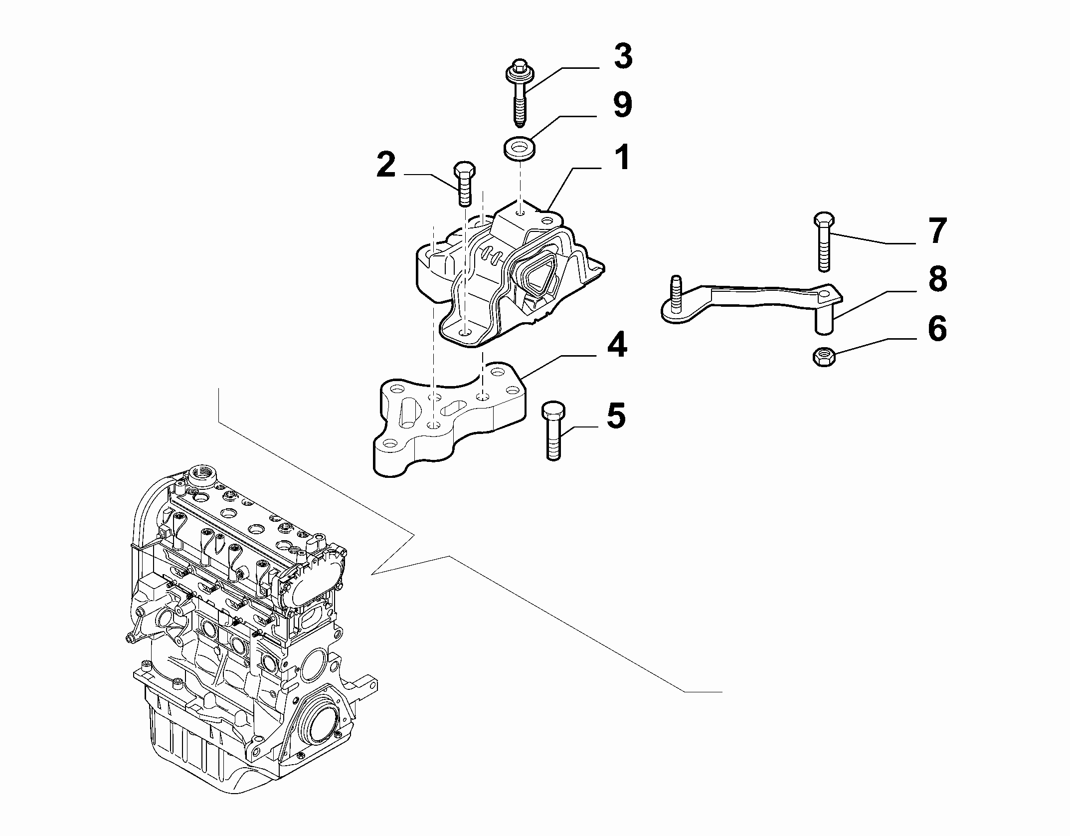 10002-020 GEARBOX INLET SCREW ANCHOR SUSPENSION