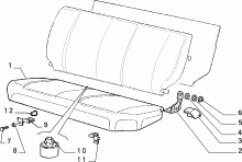 70613/00 REAR SEAT