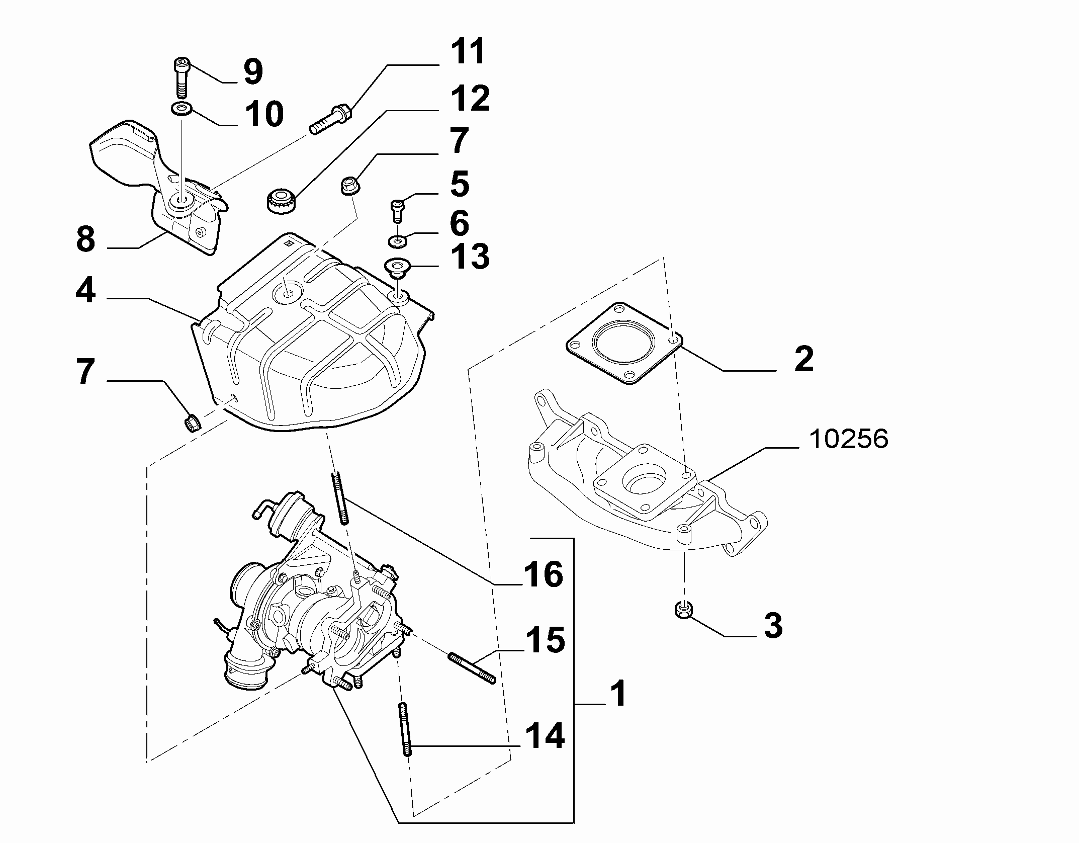 10252-010 TURBOCOMPRESSOR AND PRECATALYSER